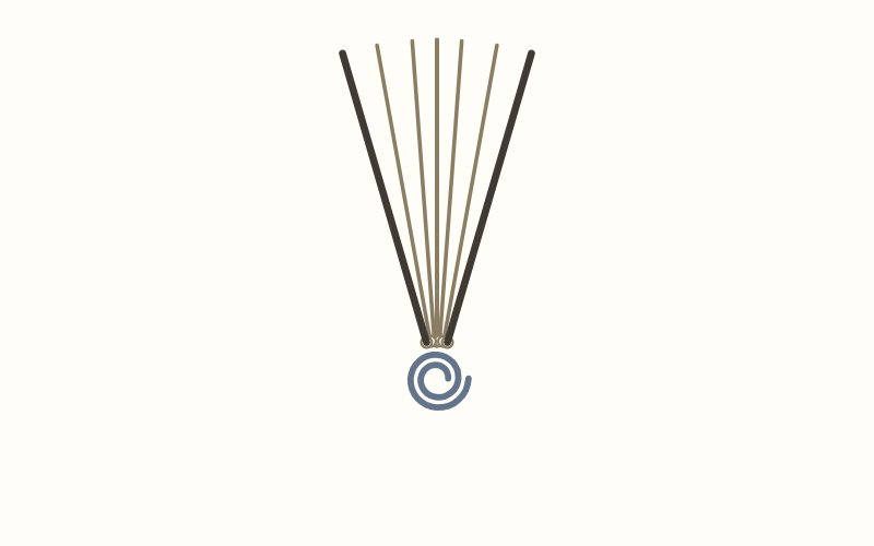 Spiral binding: Cover lifting — the front cover begins to rotate around the coil, independent of the rest of the stack